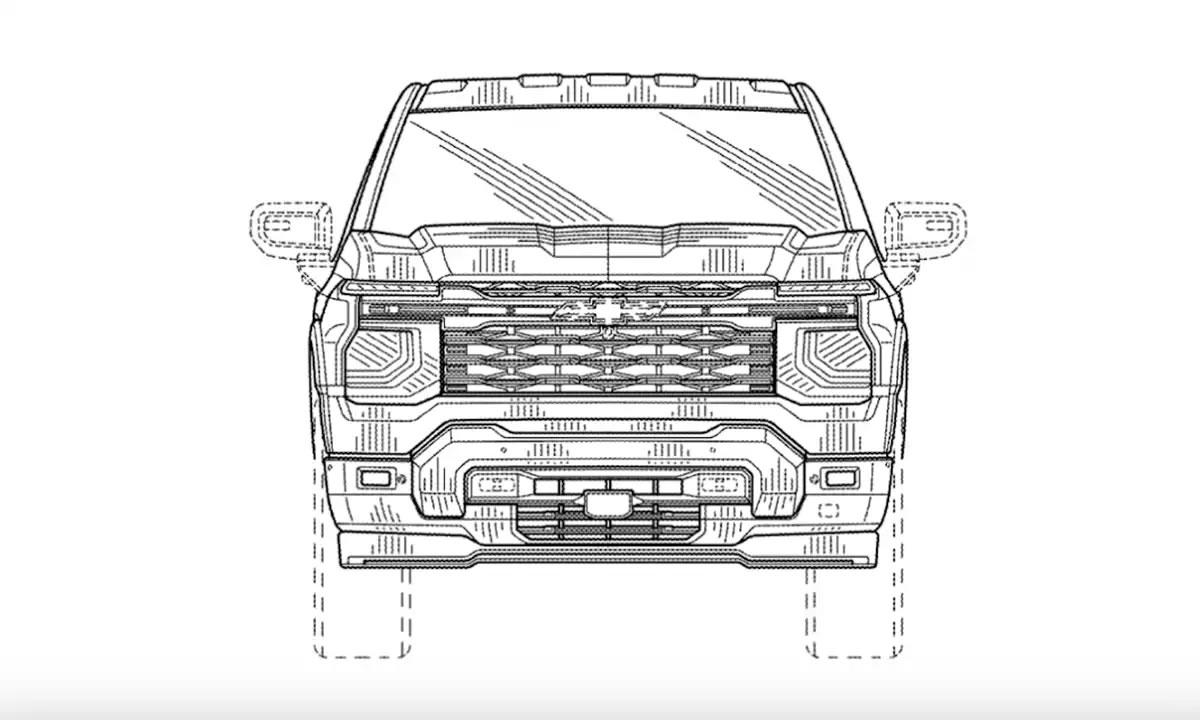 全新雪佛蘭索羅德silverado皮卡專利圖曝光